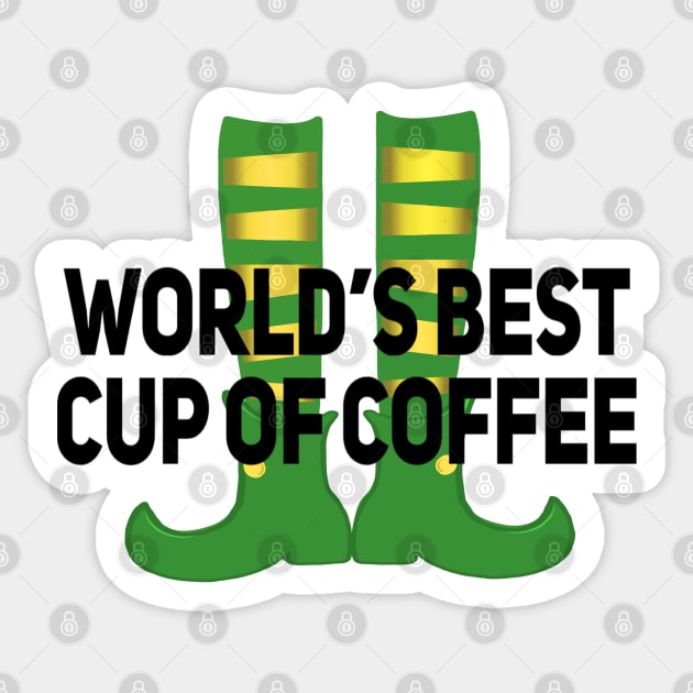 Buddy the Elf Coffee Sticker by RetroSalt